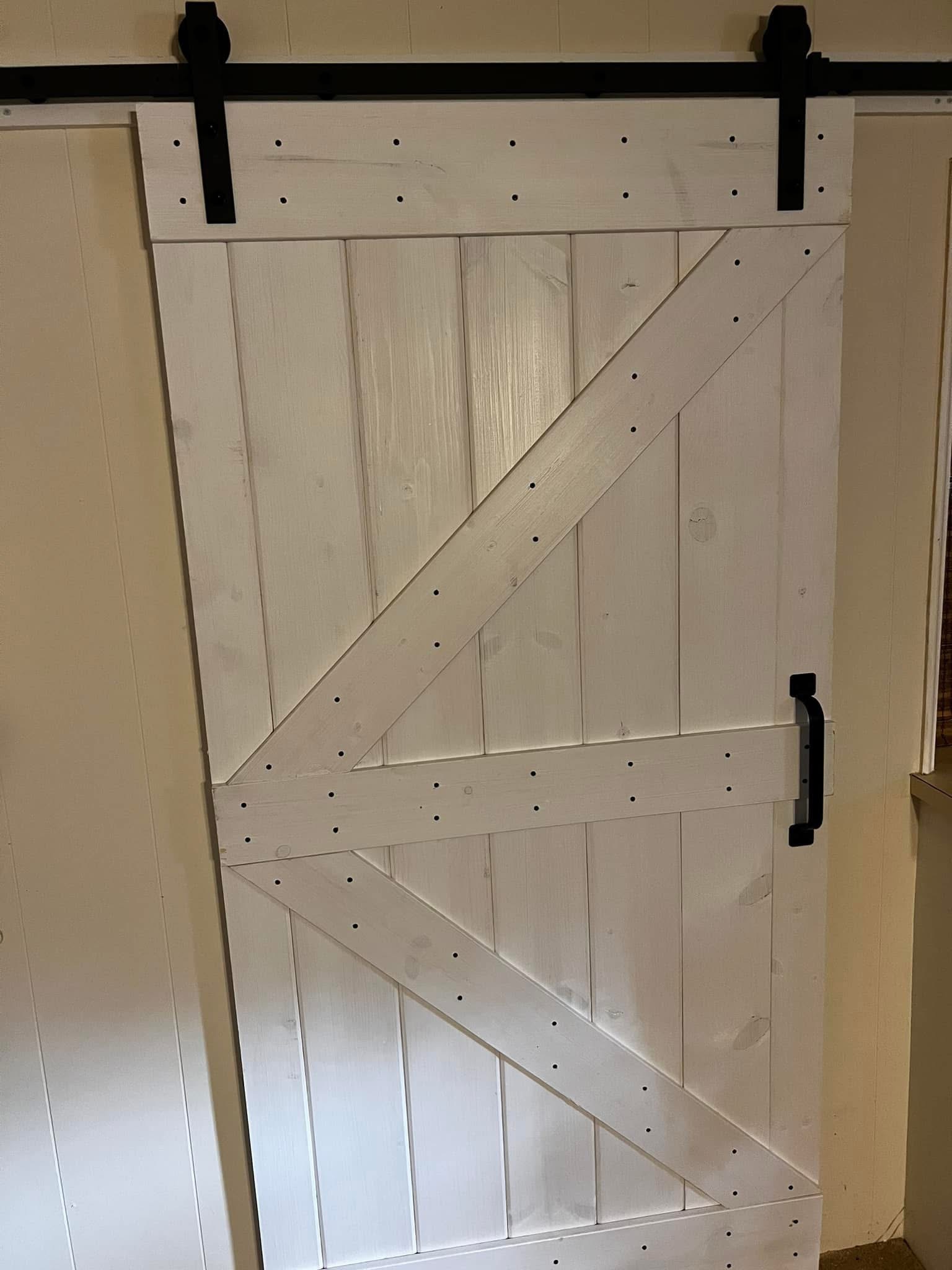 Hand-built door detail